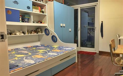 Bed for kids with Toy shelves  