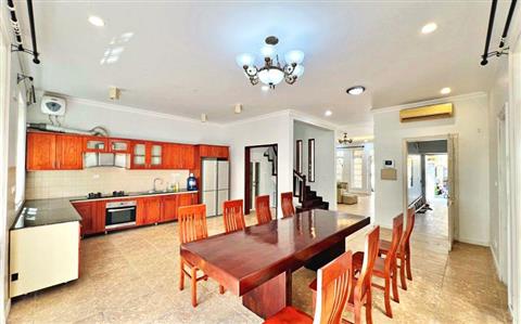 Dining room and kitchen